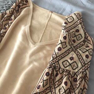 Free people cropped sweatshirt